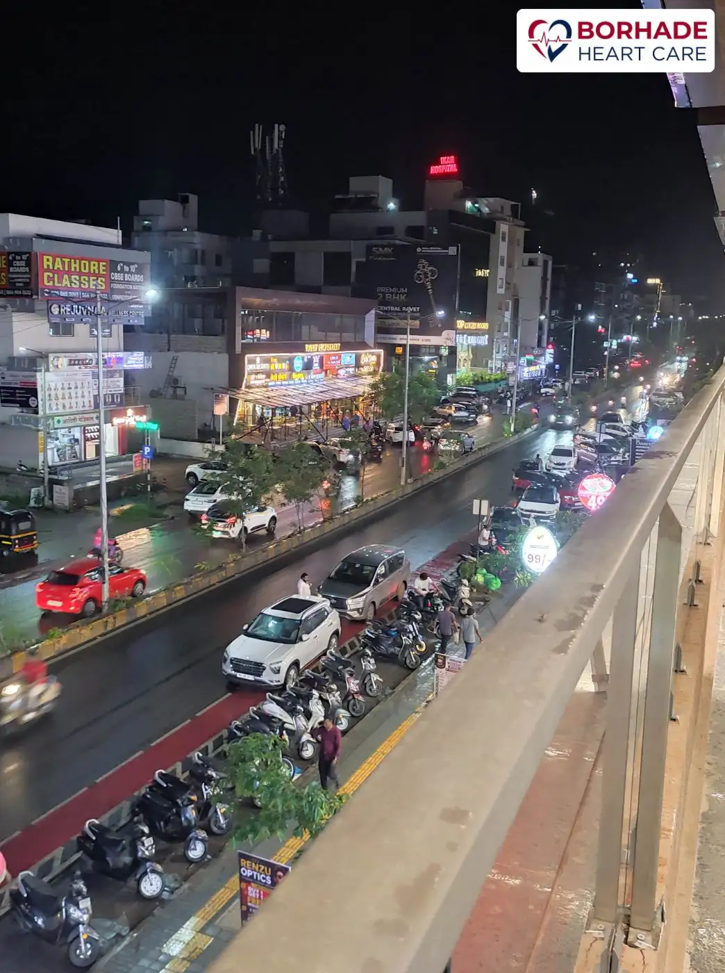 SB Patil Scholl Road in Ravet with Ample Parking Space.